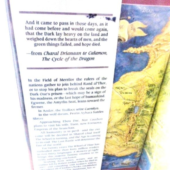 bk35bsm - SIGNED 2012 MEMORY of LIGHT Robert Jordan Book 14 Wheel of Time - Picture 5 of 6